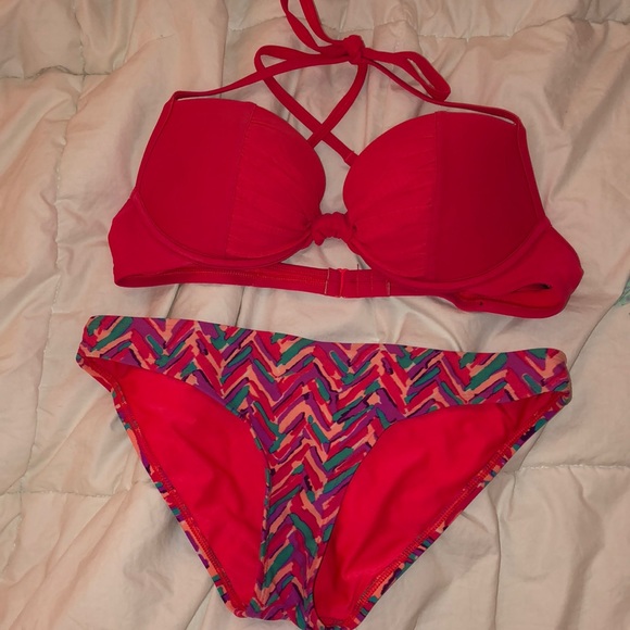 Aerie push-up bikini top with matching bottoms - Picture 1 of 2